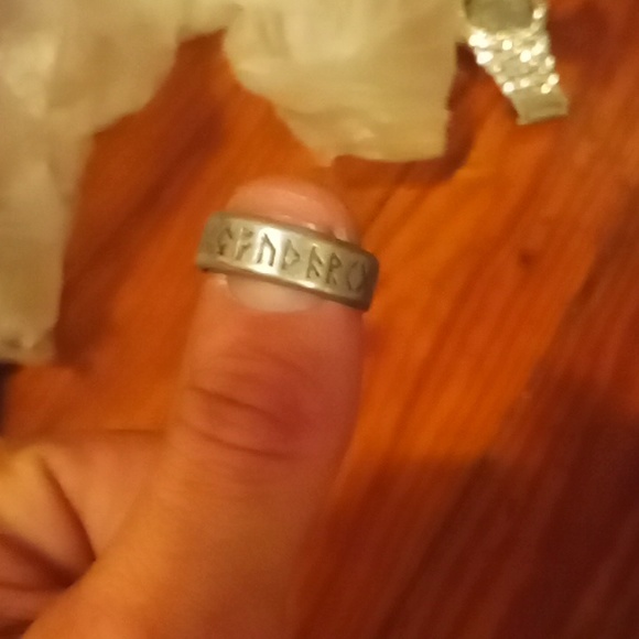 Nordic Rune Ring - Picture 2 of 3